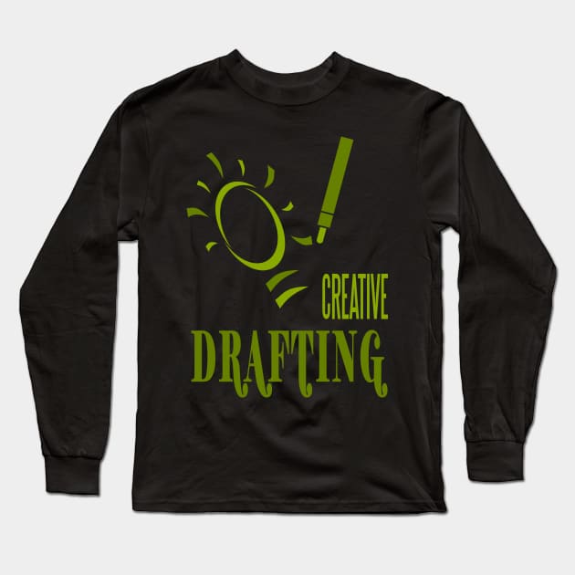 creative drafting Long Sleeve T-Shirt by taniplusshop